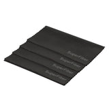 Set of 4 16 x 16 in Super Fiber Lens Cleaning Cloth - Black