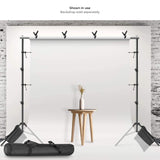 10.1 x 7.4 feet (W x H) Length Adjustable Backdrop Support System Studio Kit