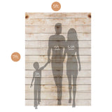 5 x 7 ft. Vinyl Wooden Pattern Background Portrait Photo Backdrop