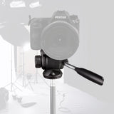 Three Axis Angle Adjustable DSLR Camera Tripod Mount with Quick Release Plate