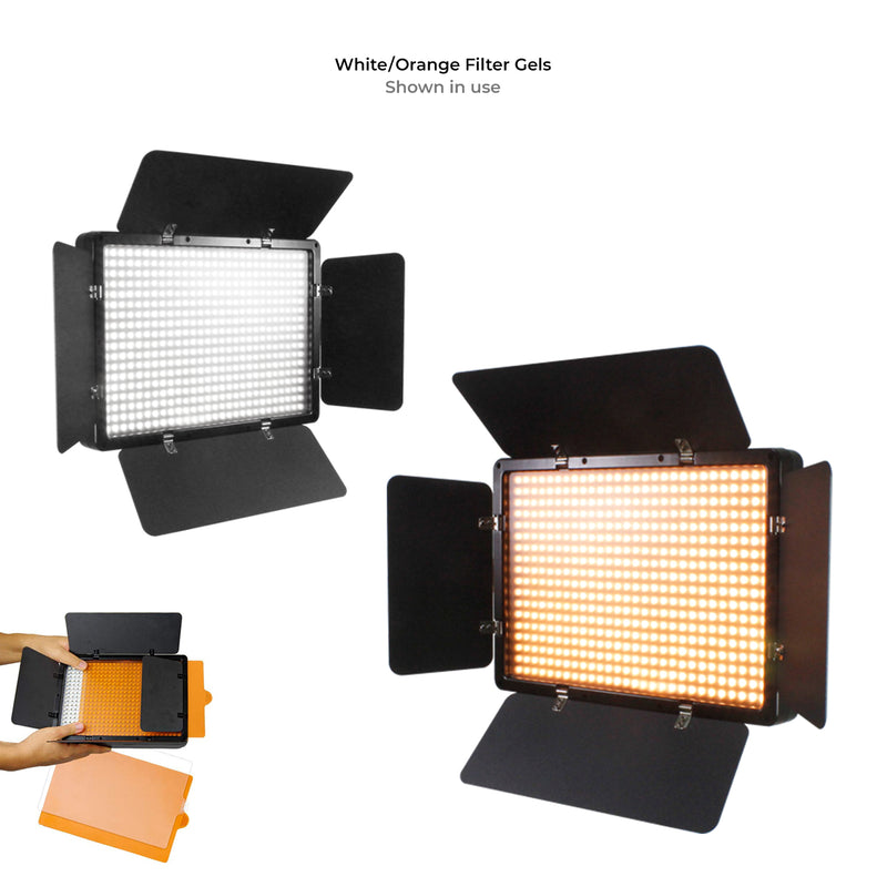 LED Barn Door Light Panel, 78" Light Stands Lighting Kit