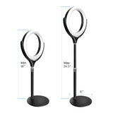 LED 8 Inch Desktop Ring Light Complete Kit