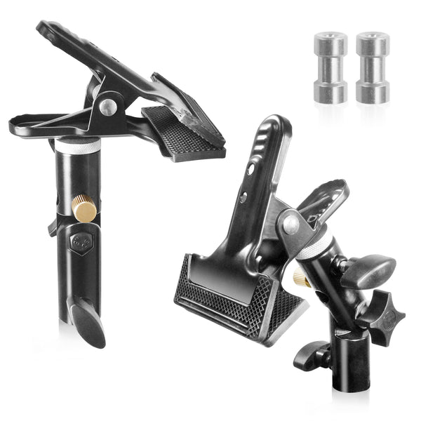 Metal Clamp Clip Holder 5/8" Light Stand Mount Bracket