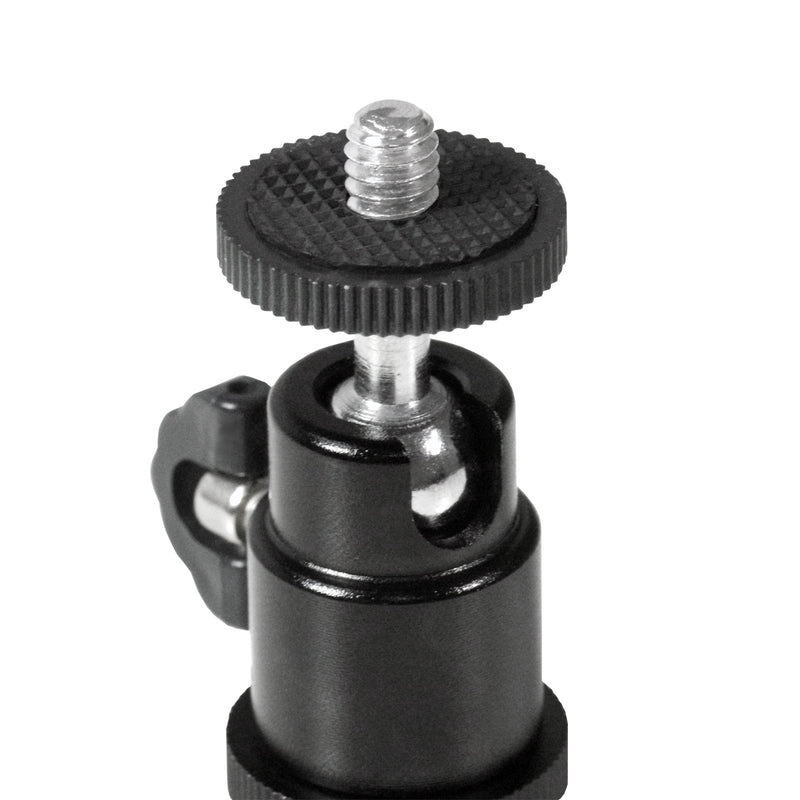 360-Degree Angle Adjustable Mini Ball Head Flash Shoe Mount Bracket, Set of 2