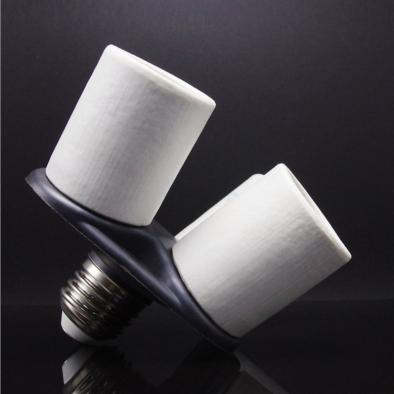 4 Socket E26/E27 Fluorescent Bulb Adapter UL Approved