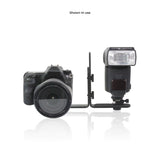 Dual L Shape Camera Flash Bracket Mount