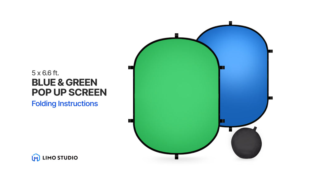 LimoStudio Pop-up Screen Folding Instruction